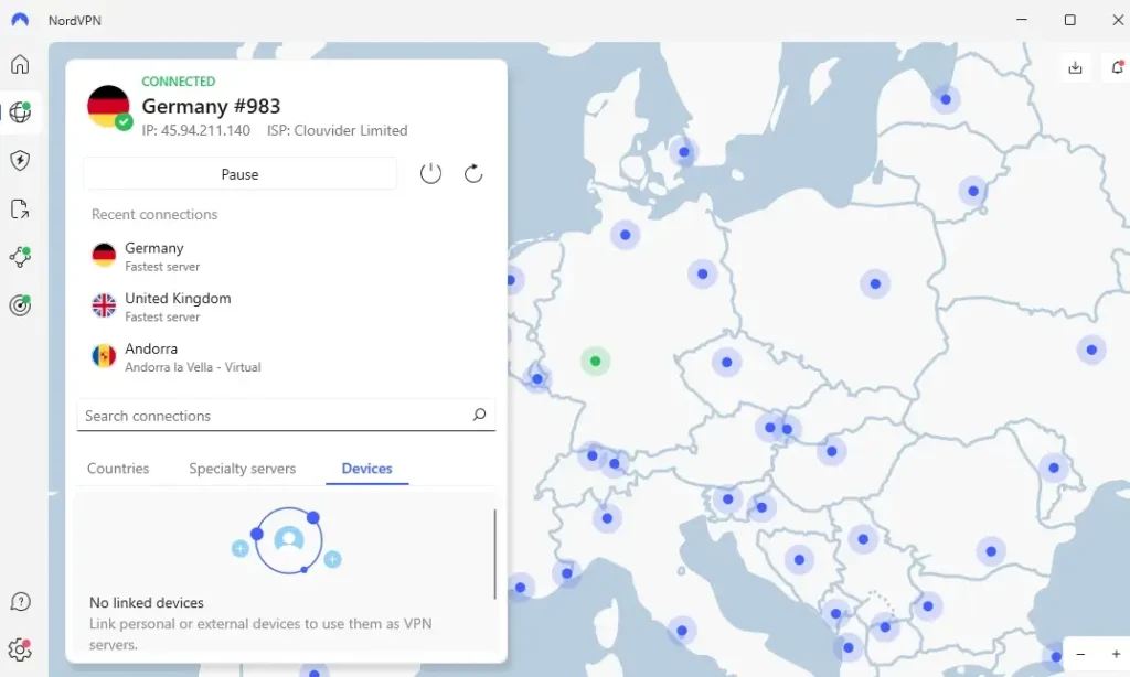 nordvpn app